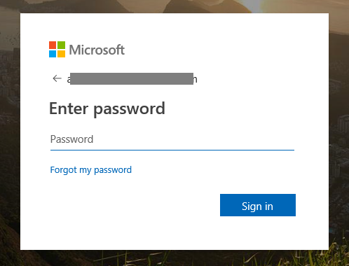 Azure-SSO-PAM-Login-MS-Password-Prompt